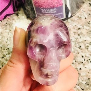 AMETHYST QUARTZ CRYSTAL SKULL REIKI WICCAN